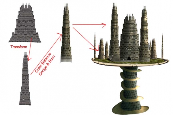 Creation of The Old Space City: Step 2